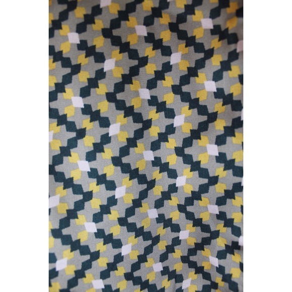 Zara NWT Geometric Satin Print Cropped Top Small - Picture 11 of 13